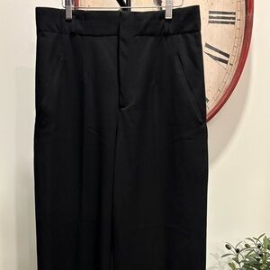 Zara High-Waisted Wide Leg Dress Pants TALL LARGE